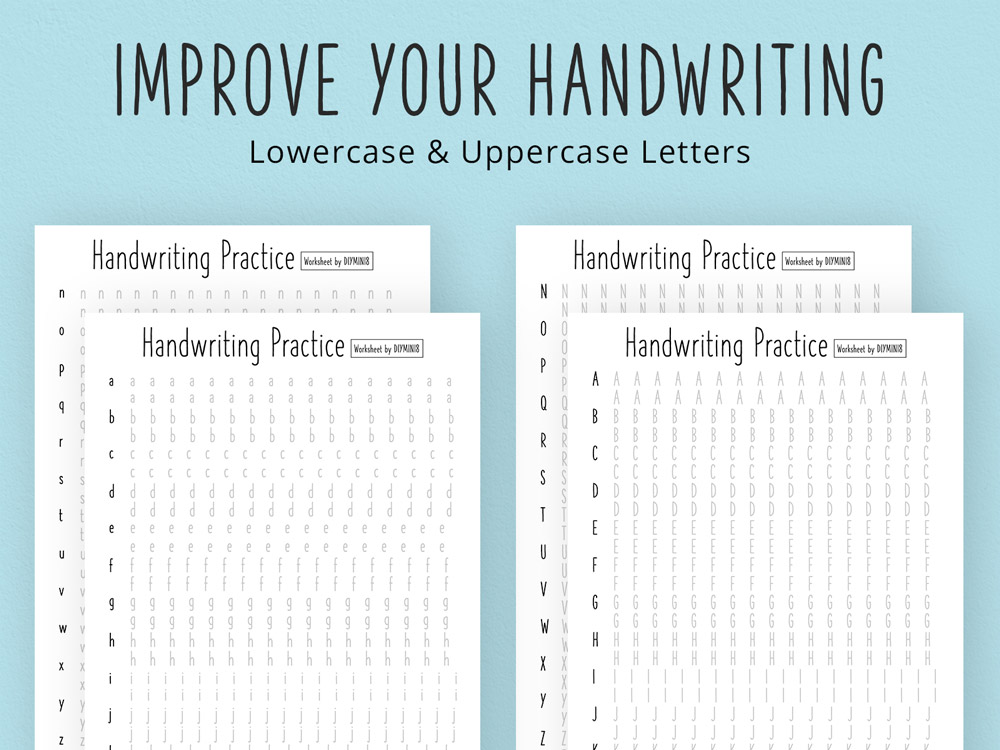 Neat Handwriting Practice Sheets